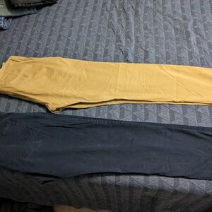 Khaki 30/32, blue pants 32/30 both for $15